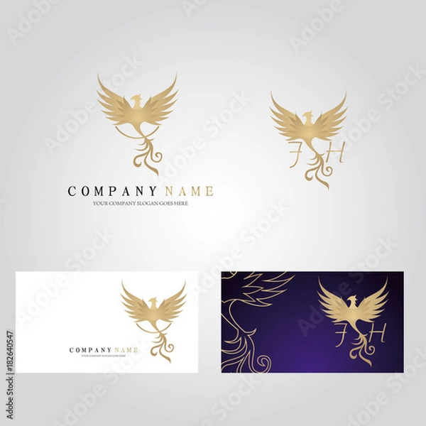 Obraz phoenix icon and cards