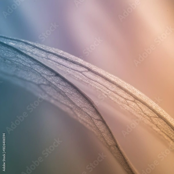 Obraz A Captivating Macro Abstract Composition: An Intricate Interplay of Soft Gradients, Unadorned Textures, and Natural Light and Shadows Evoking Refined Elegance.