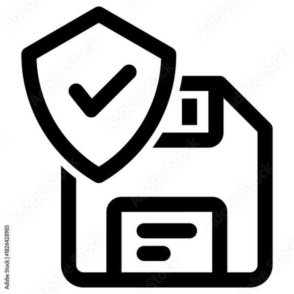 Fototapeta Secure Folder icon 