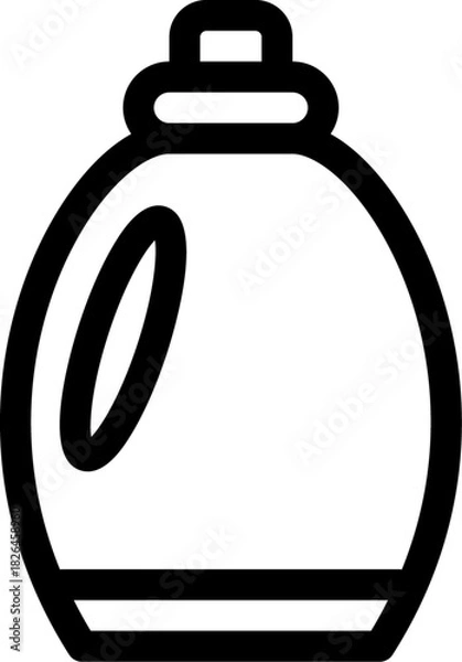 Fototapeta Laundry Detergent Liquid Bottle