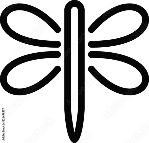 Fototapeta Dragonfly in Spring Garden