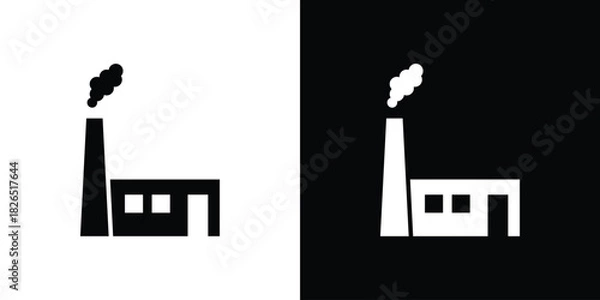 Obraz Pollution icon, logo, app, template. EPS10