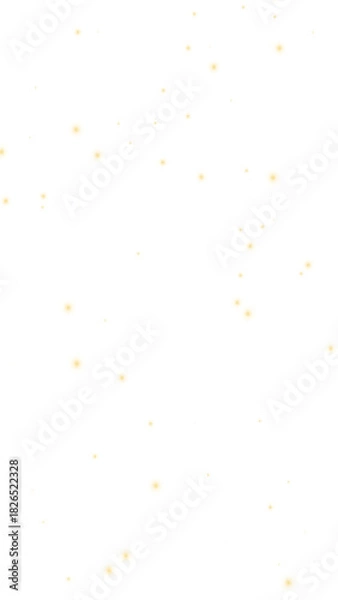 Obraz Vertical glowing light dots overlay on transparent background 3D render