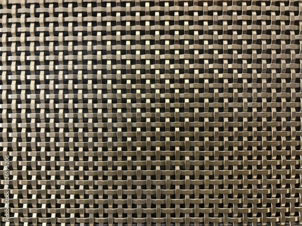 Obraz 金属の格子、網目模様　背景