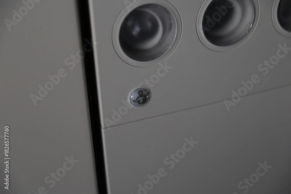 Obraz Flight attendant call button.