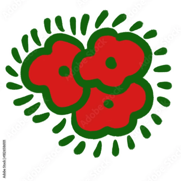 Fototapeta abstract floral background