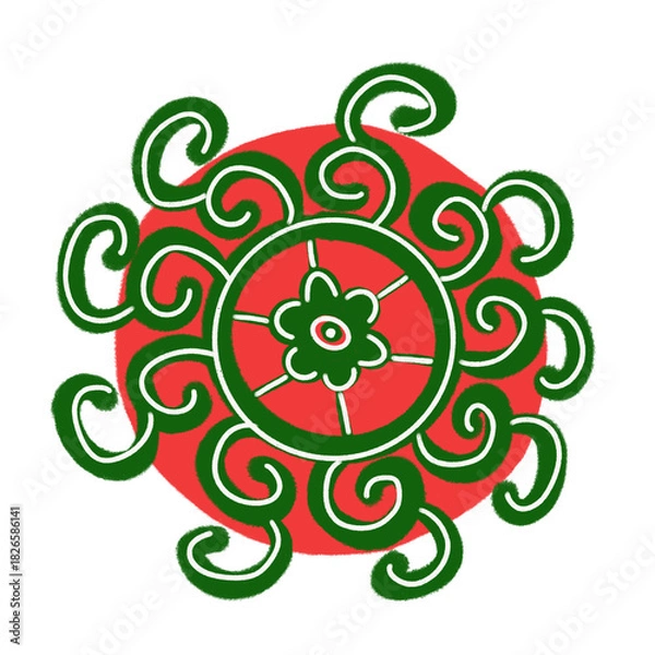 Fototapeta abstract floral background