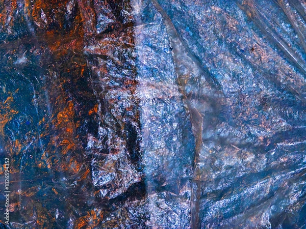 Fototapeta Abstract Crumpled Plastic Texture Background