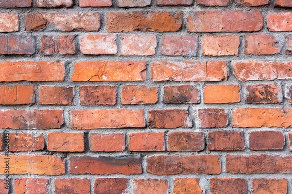 Fototapeta Background of old brick wall pattern texture.