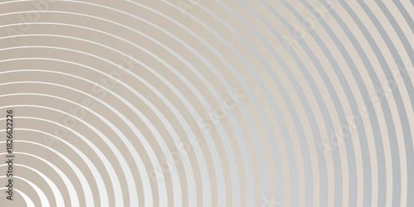 Fototapeta Luxurious abstract background with elegant shiny platinum stripes. Circular line pattern for business, brochures, certificates, and invitations.