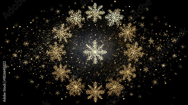 Obraz abstract christmas background