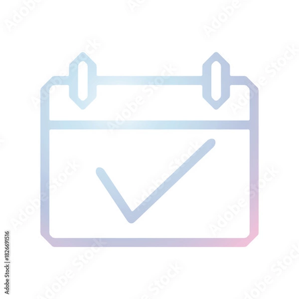 Fototapeta Calender icon design template