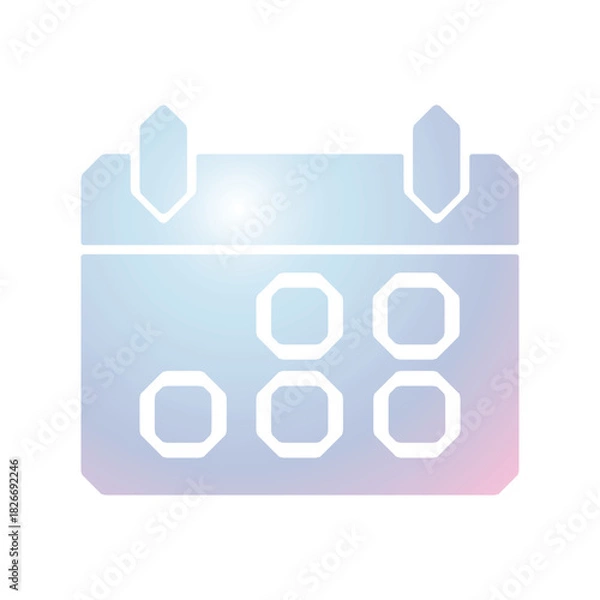Fototapeta Calender icon design template