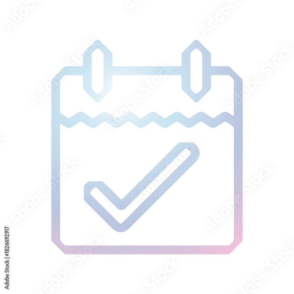 Fototapeta Calender icon design template