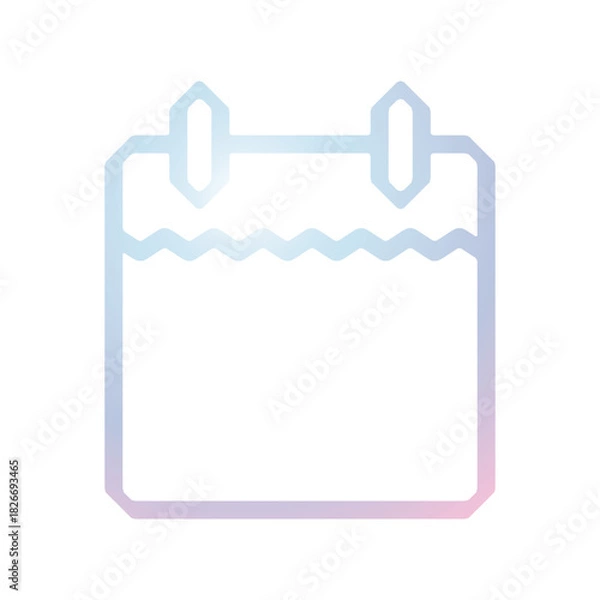 Fototapeta Calender icon design template