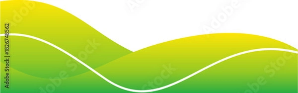 Obraz Corner Gradient Wave