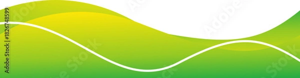 Obraz Corner Gradient Wave