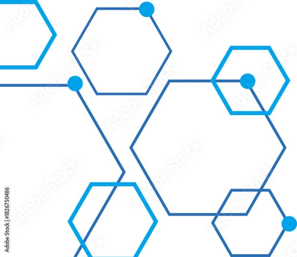 Obraz Hexagon Technology Corner