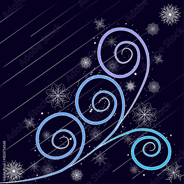 Obraz abstract christmas background