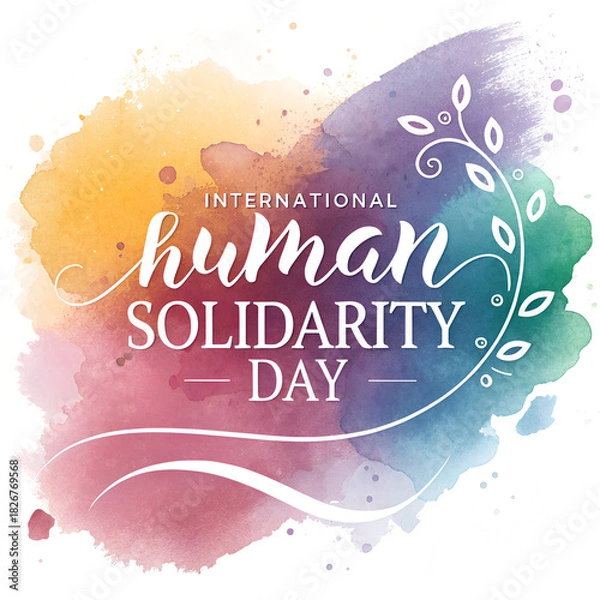 Fototapeta United for Humanity, Global Unity Matters, Together for a Better World, Stand for Peace and Equality, One Earth One People