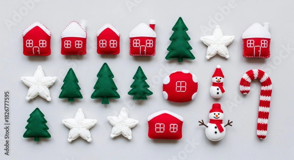 Obraz DIY Christmas Tree Decoration Kit: Interactive Advent Calendar Elements