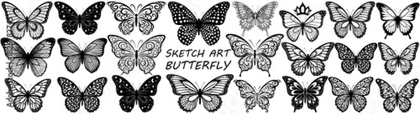 Fototapeta A collection of golden crowns featuring various designs with hearts and star accents on a white background