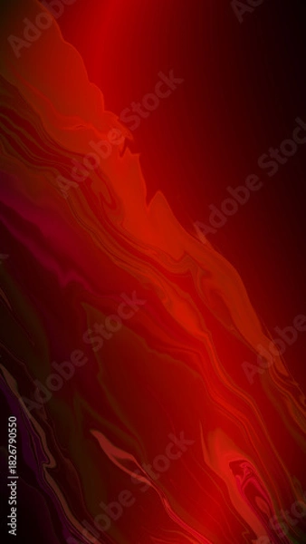 Fototapeta Neon blur red black background. Abstract defocused liquid wave. Glitch pop art trippy digital screen. Backdrop. banner. Tech texture. Virtual Reality. Christmas wallpaper. Holiday Card. Pattern. BG.