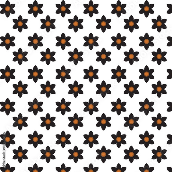 Obraz floral seamless pattern design

