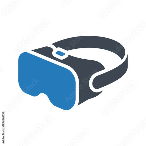 Obraz Virtual reality headset icon
