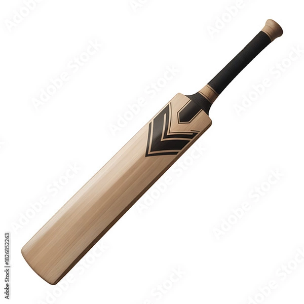 Obraz A wooden acoustic guitar object isolated on a white background