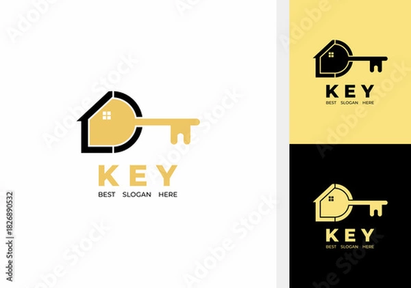 Fototapeta logo key