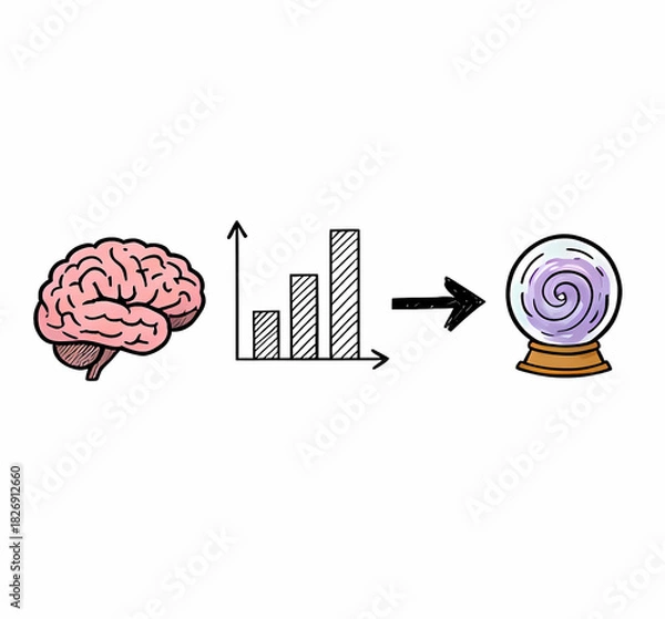 Fototapeta Predictive Mind