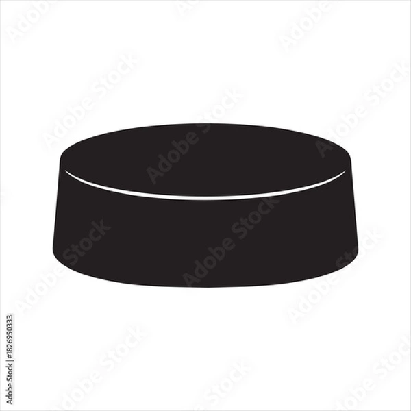 Obraz Cake ring icon set cutter cookie on white background