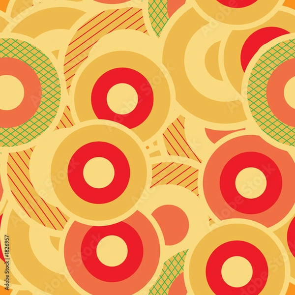Obraz seamless retro wallpaper pattern