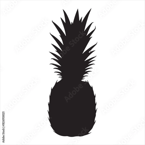 Obraz pineapple on a white background