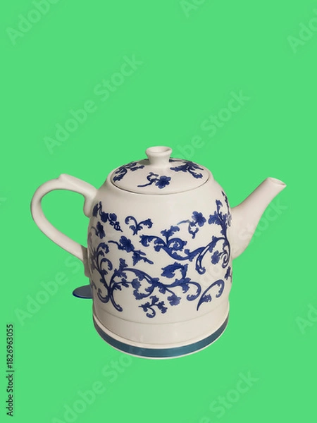 Obraz White electric kettle