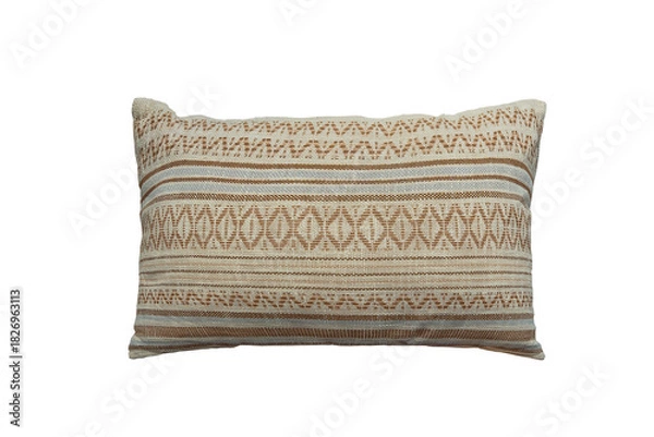 Obraz Decorative cushion with knitted pattern