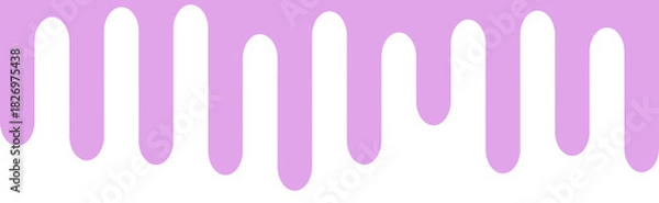 Obraz A purple line with white spaces in between