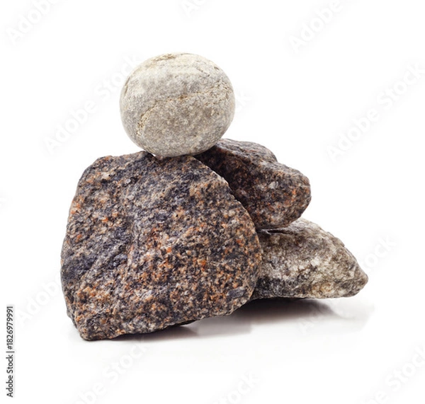 Fototapeta Stack of natural stones.