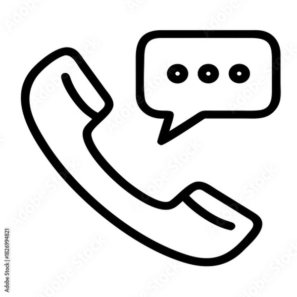 Obraz A classic telephone with background