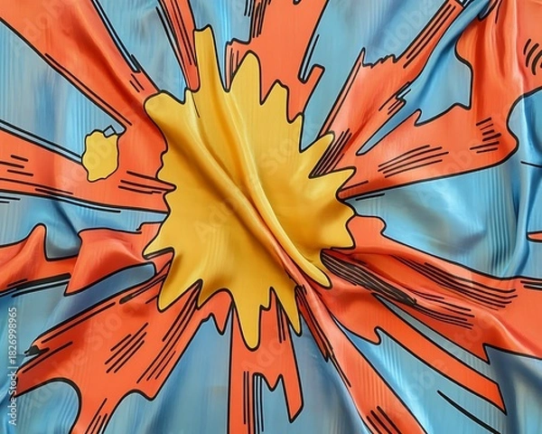 Obraz Dynamic wind turbine action with blades rotating rapidly