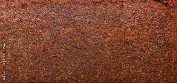 Fototapeta rustic iron texture, brown rust on metal background