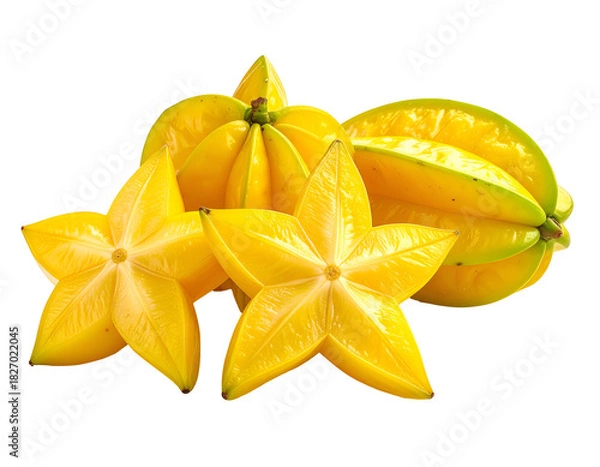 Obraz Fresh Star Fruit Pile Isolated