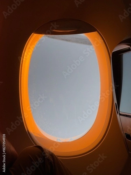 Obraz view from airplane window