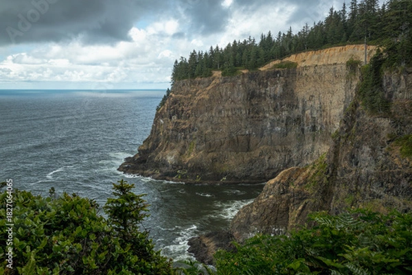 Obraz Cape Meares' stunning ocean cliffs