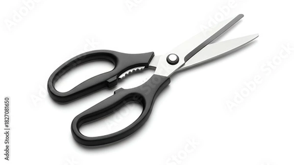 Fototapeta scissors isolated on white background