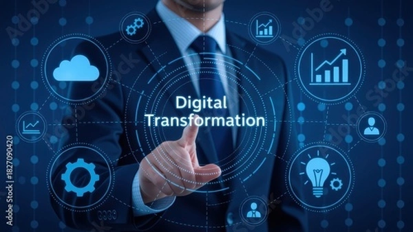 Obraz Digital Transformation Business Strategy