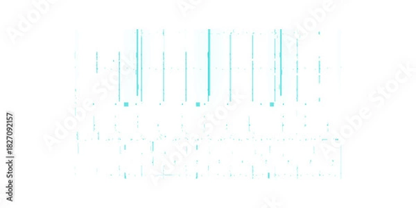 Fototapeta Abstract turquoise shapes wallpaper background design pattern backdrop texture illustration graphic art image on transparent background