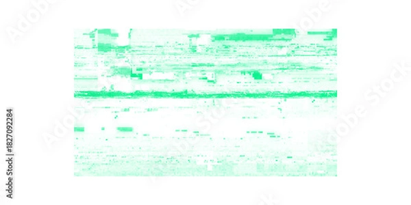 Fototapeta Abstract digital glitch art background texture design for modern wallpaper and presentation 100 character on transparent background