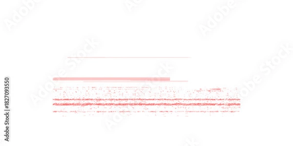 Fototapeta Abstract digital art background with red and gray lines on black for modern design projects use case on transparent background